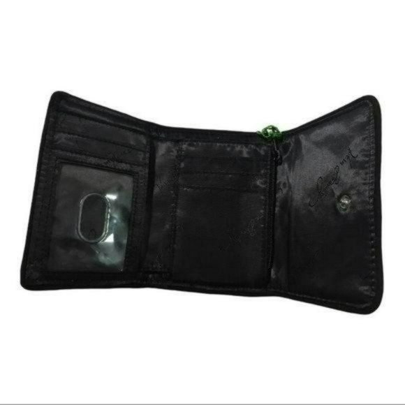 Vera Bradley Petite Trifold Wallet Zebra Tan and Black New With Tags - Picture 4 of 5